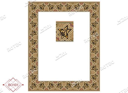 طرح لیزری حاشیه
