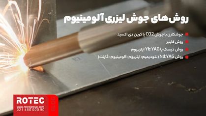 روشهای جوش لیزری آلومینیوم