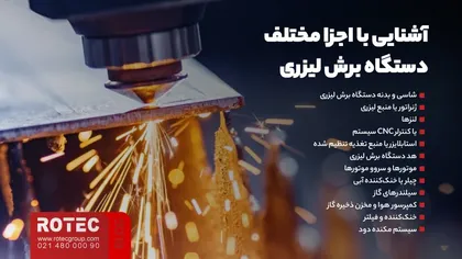 اجزای اصلی دستگاه برش لیزری