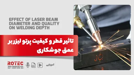 تاثیر قطر و کیفیت پرتو لیزر بر عمق جوشکاری