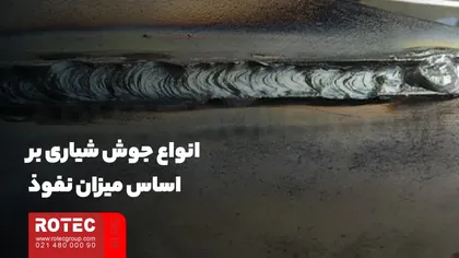 انواع جوش شیاری بر اساس میزان نفوذ