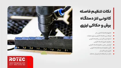 نکات تنظیم فاصله کانونی دستگاه لیزری
