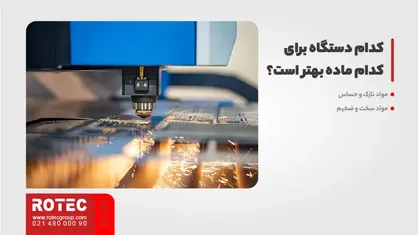 تفاوت برش لیزر و CNC در برش متریال